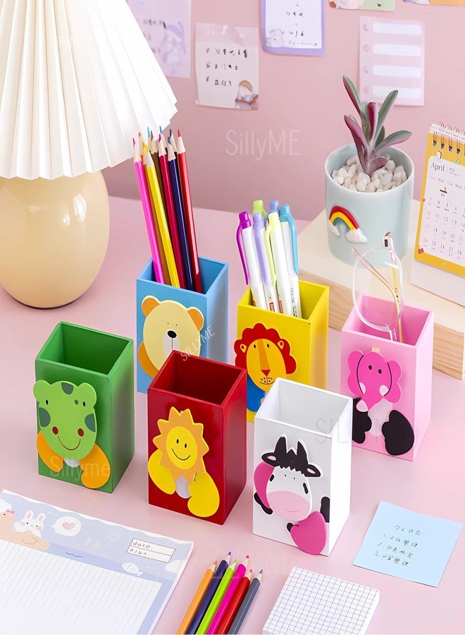 Sillyme 12pcs Wooden Pen Box Return Gifts Birthday Party for Kids | Return gift for kids age 6-10 - birthday return gift for kids 6-12 | Cute Animal Theme Stationery Placer kanjak gifts for girls pack of 12 - Image 4